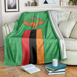 Personalised Afro Zambia Blanket Flag Style Mix Kente Pattern