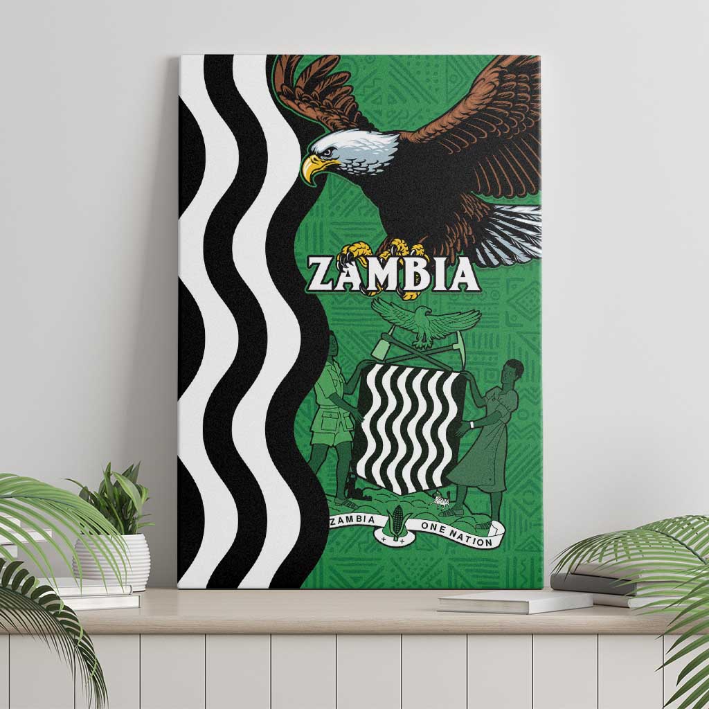 Icitungu ca Zambia Canvas Wall Art One Zambia One Nation
