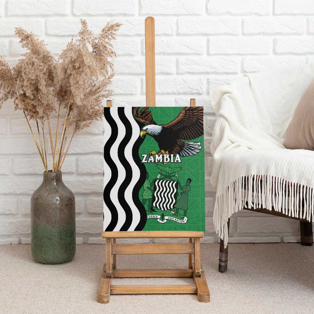 Icitungu ca Zambia Canvas Wall Art One Zambia One Nation