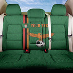 Custom Zambia Football Back Car Seat Cover Go Chipolopolo