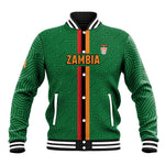 Custom Zambia Football Baseball Jacket Go Chipolopolo