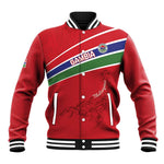 Custom Gambia Football Baseball Jacket Scorpions Never Die
