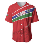 Custom Gambia Football Baseball Jersey Scorpions Never Die