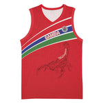 Custom Gambia Football Basketball Jersey Scorpions Never Die - African Pride