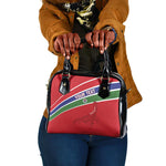 Custom Gambia Football Shoulder Handbag Scorpions Never Die