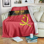 Custom Angola Football Blanket Viva Palancas Negras