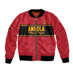 Custom Angola Football Bomber Jacket Viva Palancas Negras