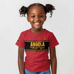 Custom Angola Football Kid T shirt Viva Palancas Negras