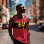 Custom Angola Football Men Tank Top Viva Palancas Negras