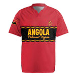 Custom Angola Football Rugby Jersey Viva Palancas Negras