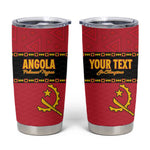 Custom Angola Football Tumbler Cup Viva Palancas Negras