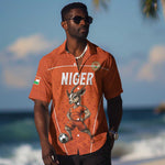Custom Niger Football Hawaiian Shirt Allez Menas