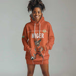 Custom Niger Football Hoodie Dress Allez Menas