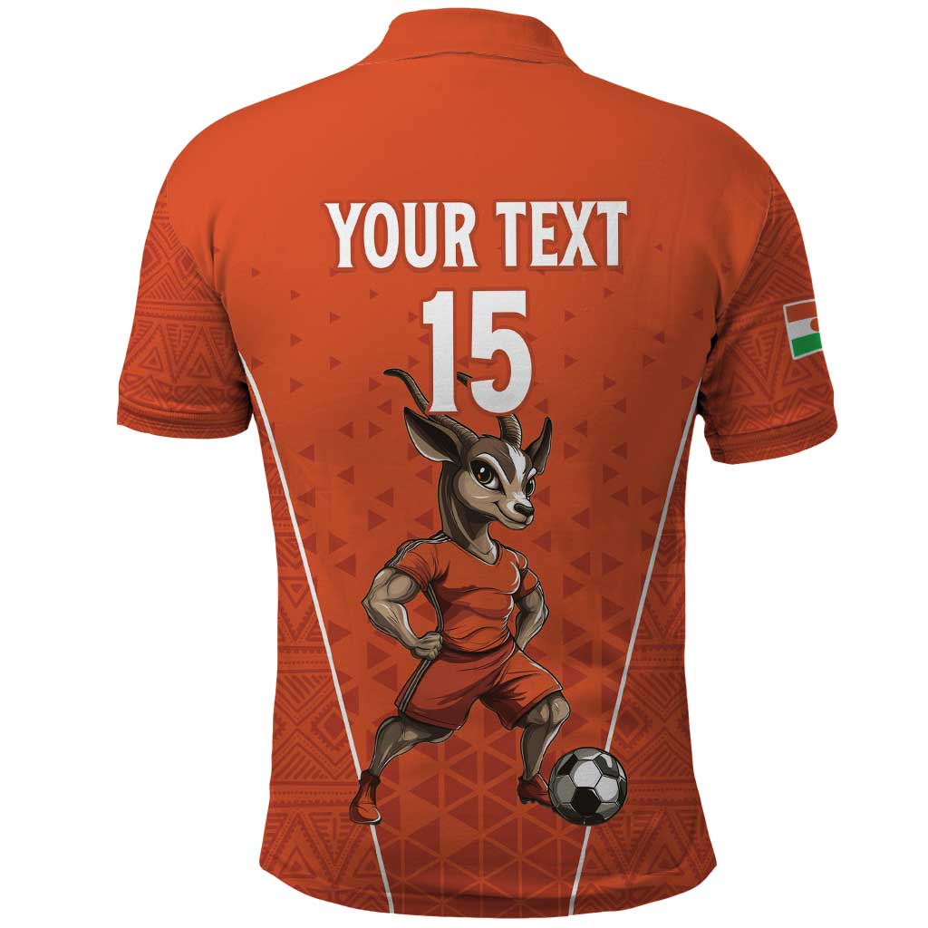 Custom Niger Football Polo Shirt Allez Menas