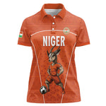 Custom Niger Football Women Polo Shirt Allez Menas