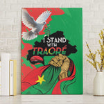 Burkina Faso I Stand With Traore Canvas Wall Art
