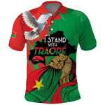 Burkina Faso I Stand With Traore Polo Shirt