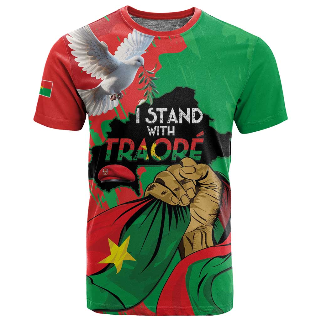Burkina Faso I Stand With Traore T shirt