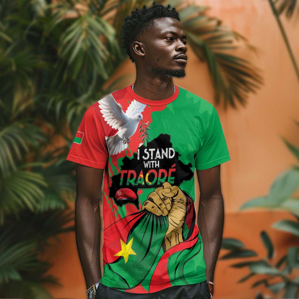 Burkina Faso I Stand With Traore T shirt
