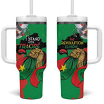 Burkina Faso I Stand With Traore Tumbler With Handle