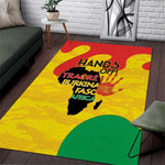 Hands Off Traore Burkina Faso Africa Area Rug Military Pattern