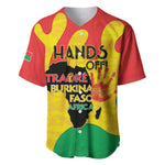 Hands Off Traore Burkina Faso Africa Baseball Jersey Military Pattern