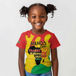 Hands Off Traore Burkina Faso Africa Kid T shirt Military Pattern