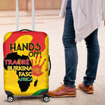 Hands Off Traore Burkina Faso Africa Luggage Cover Military Pattern