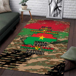 Bravo Caption Traore! Viva Burkina Faso Nation! Area Rug