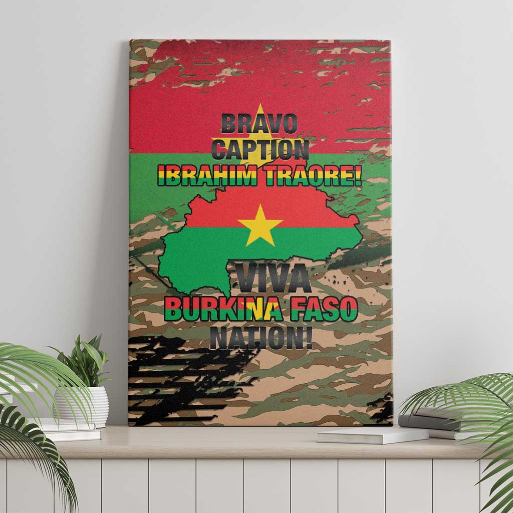 Bravo Caption Traore! Viva Burkina Faso Nation! Canvas Wall Art