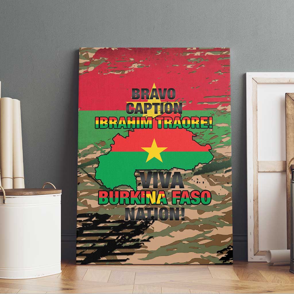Bravo Caption Traore! Viva Burkina Faso Nation! Canvas Wall Art