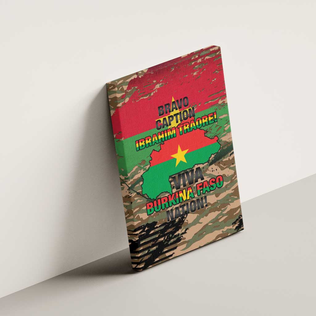 Bravo Caption Traore! Viva Burkina Faso Nation! Canvas Wall Art