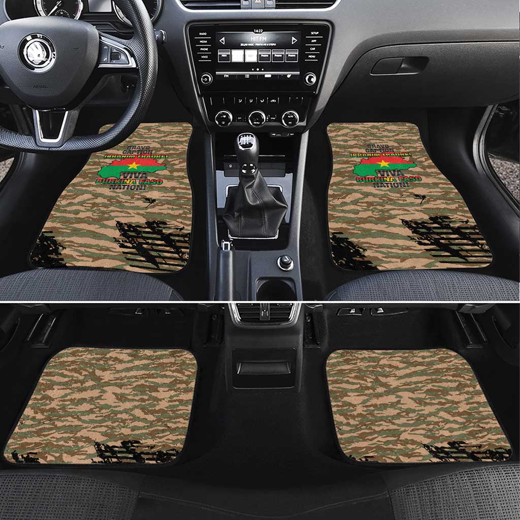 Burkina Faso Rising Horse Car Mats Golden Harvest and National Pride TS04
