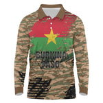 Bravo Caption Traore! Viva Burkina Faso Nation! Long Sleeve Polo Shirt