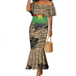 Bravo Caption Traore! Viva Burkina Faso Nation! Mermaid Dress