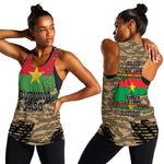 Bravo Caption Traore! Viva Burkina Faso Nation! Women Racerback Tank