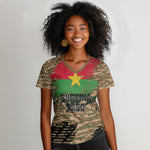 Bravo Caption Traore! Viva Burkina Faso Nation! Women V-Neck T-Shirt