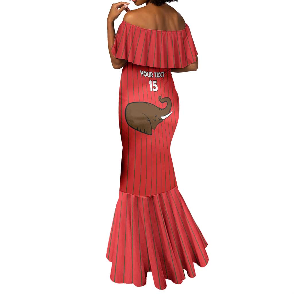 Guinea Football Custom Mermaid Dress Allez Syli National - African Pride