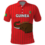 Guinea Football Custom Polo Shirt Allez Syli National - African Pride