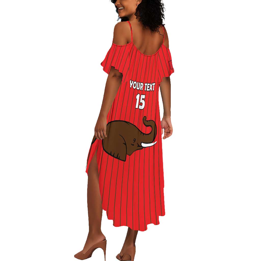 Guinea Football Custom Summer Maxi Dress Allez Syli National - African Pride