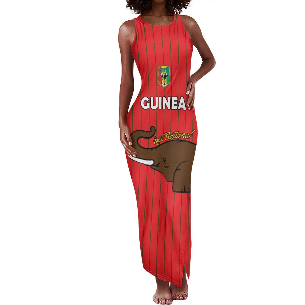 Guinea Football Custom Tank Maxi Dress Allez Syli National - African Pride