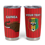 Guinea Football Custom Tumbler Cup Allez Syli National - African Pride