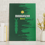 Madagascar Football Canvas Wall Art Go Champions - African Pride