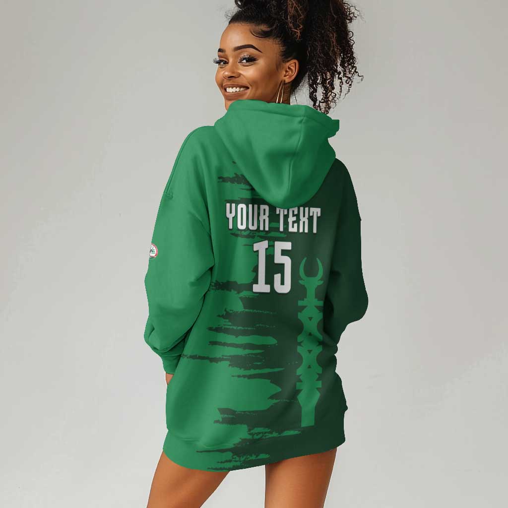 Madagascar Football Custom Hoodie Dress Go Champions - African Pride
