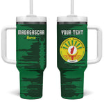 Madagascar Football Custom Tumbler With Handle Go Champions - African Pride
