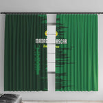 Madagascar Football Window Curtain Go Champions - African Pride