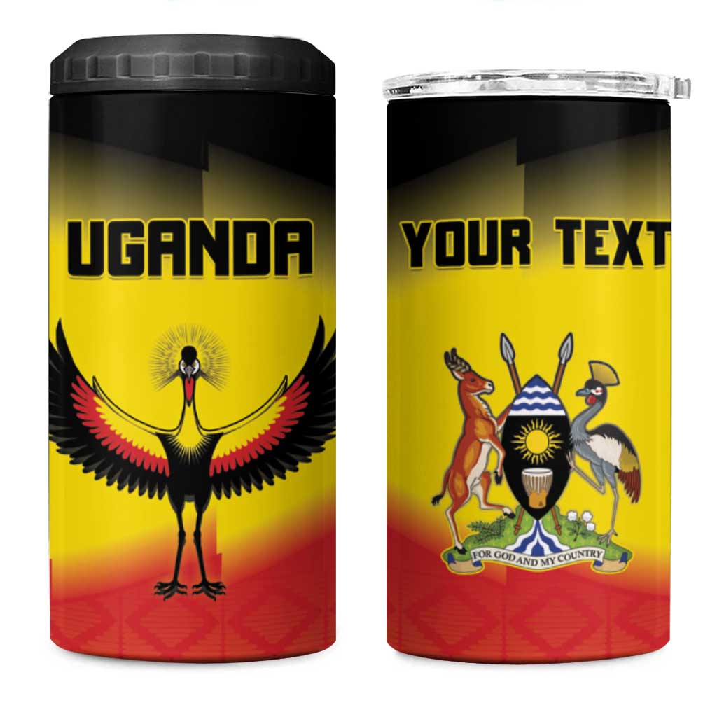 Uganda Football Custom 4 in 1 Can Cooler Tumbler Go Champions - African Pride