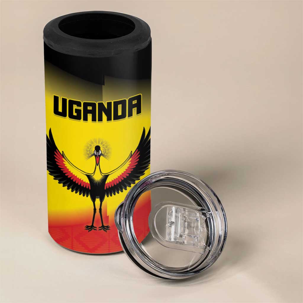 Uganda Football Custom 4 in 1 Can Cooler Tumbler Go Champions - African Pride