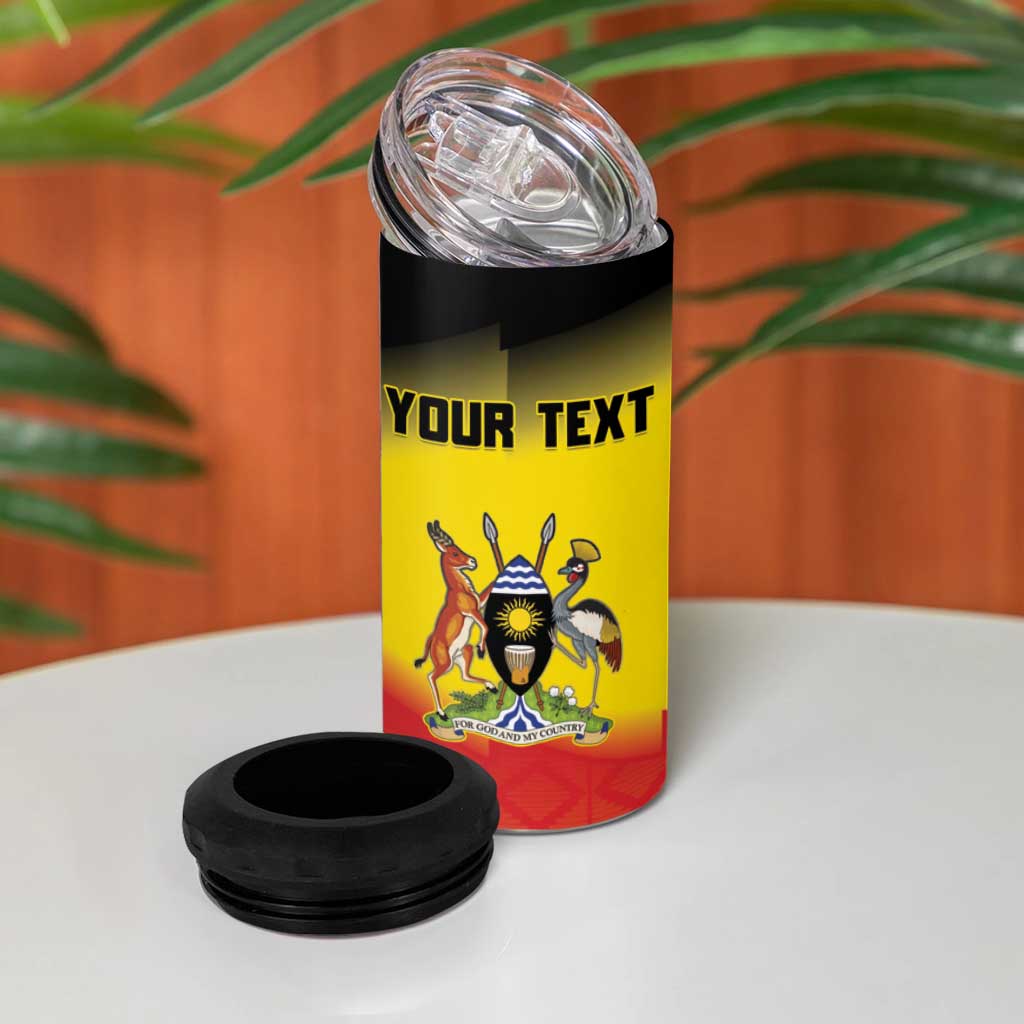 Uganda Football Custom 4 in 1 Can Cooler Tumbler Go Champions - African Pride