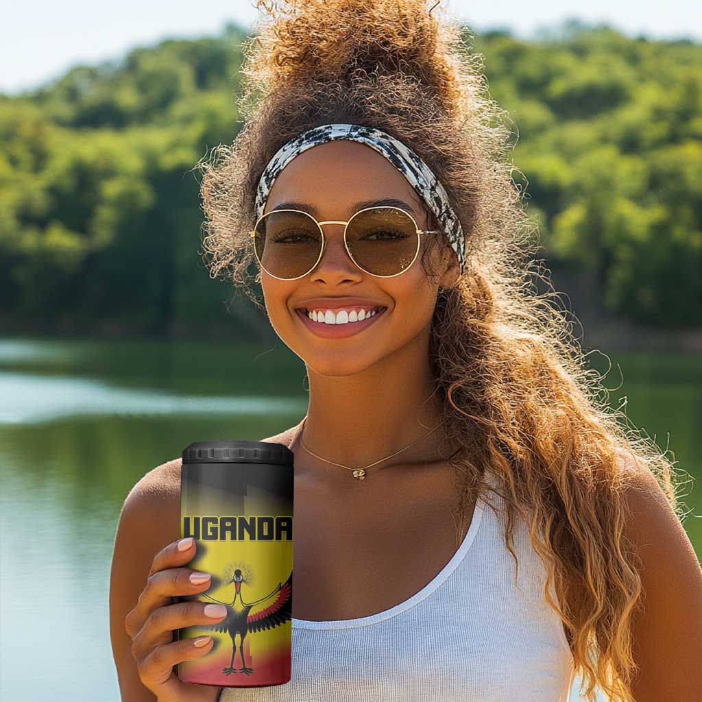 Uganda Football Custom 4 in 1 Can Cooler Tumbler Go Champions - African Pride